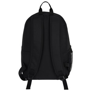 Additional Image 3 - a black backpack on a stand