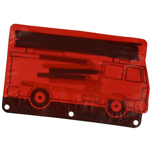 Additional Image 1 - a red and black bus
