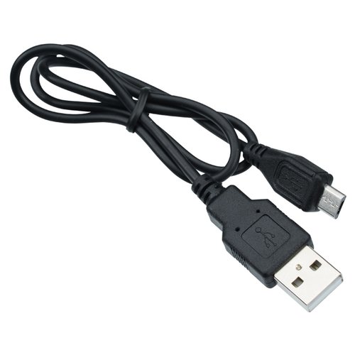 Additional Image 2 - a black cable with a white plug