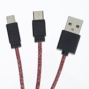 Additional Image 2 - a group of cables with a white square object on it