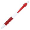 a red and white pen