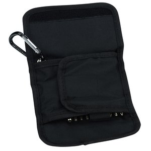 Additional Image 1 - a black pouch with a clip
