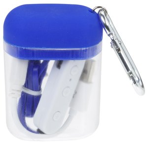 Additional Image 1 - a blue and white pen in a container