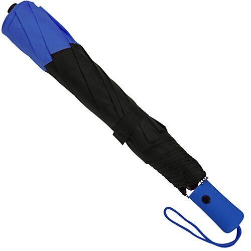 Colour Top Folding Umbrella - 46" Arc Image 1 of 3