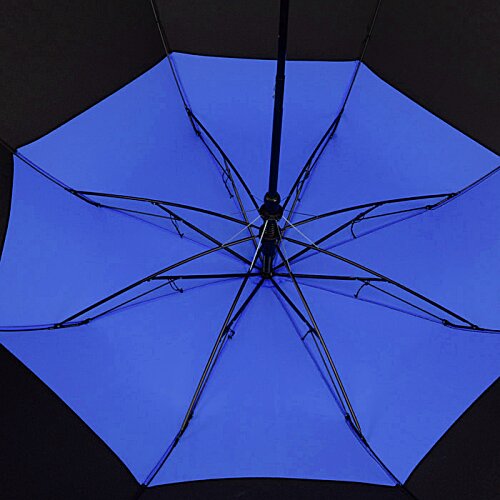 Colour Top Folding Umbrella - 46" Arc Image 2 of 3
