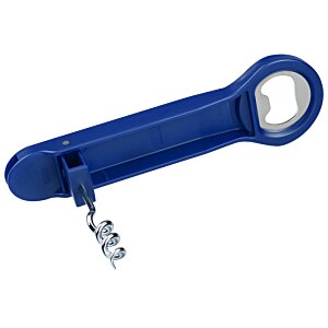 Additional Image 1 - a blue bottle opener with a zipper