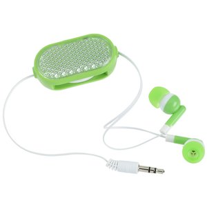 Additional Image 1 - a green earbuds and a green case