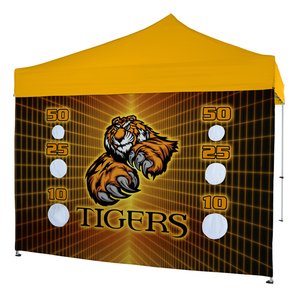 Additional Image 2 - a yellow tent with a logo