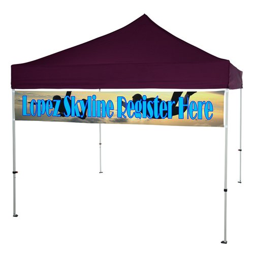 Additional Image 2 - a tent with a flag on it