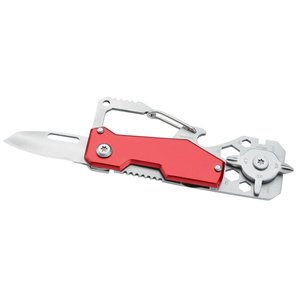 Additional Image 1 - a red and silver pocket knife