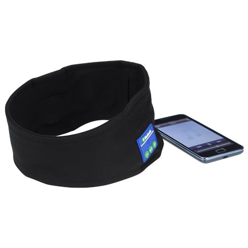 Additional Image 2 - a black wrist band with a cell phone