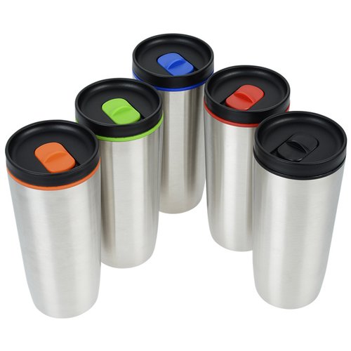 Additional Image 2 - a group of silver containers with different colors
