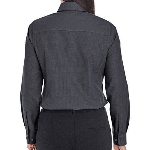 Additional Image 2 - a purple long sleeved shirt