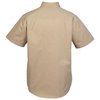 View Image 3 of 3 of Foundation Teflon Treated Short Sleeve Cotton Shirt - Men's