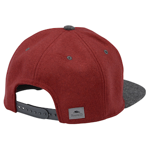 Additional Image 1 - a red hat with a black band
