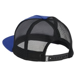 Additional Image 1 - a black hat with a mesh back