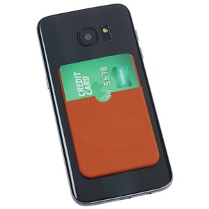 Additional Image 2 - a black cell phone with a red and green screen