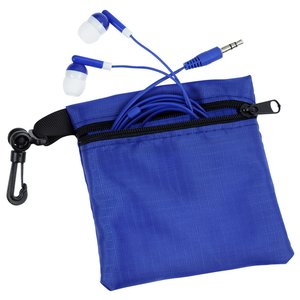 Additional Image 1 - a blue bag with a black handle