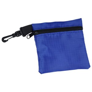 Additional Image 2 - a blue bag with a black zipper