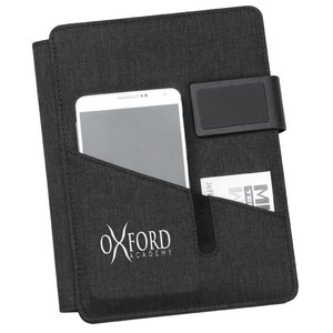 Additional Image 2 - a black and silver card holder