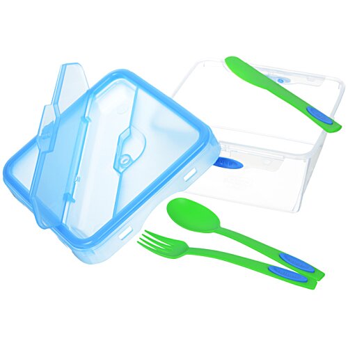 Albertan Lunch Container with Cutlery Image 1 of 2