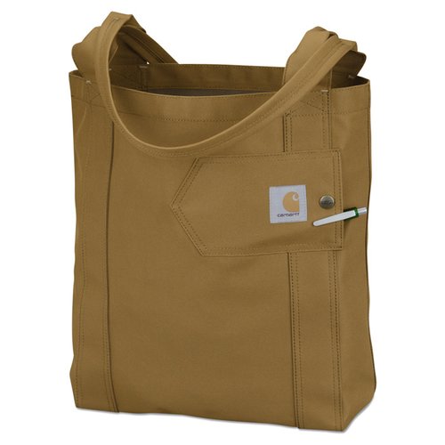 Additional Image 1 - a brown bag with a white tag