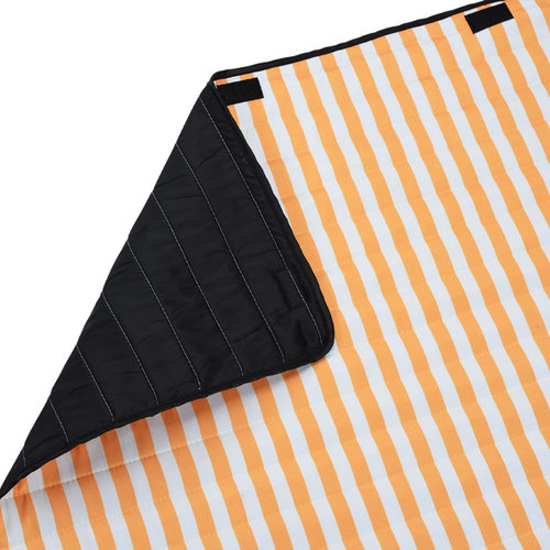 Additional Image 3 - a close up of a yellow and white striped object