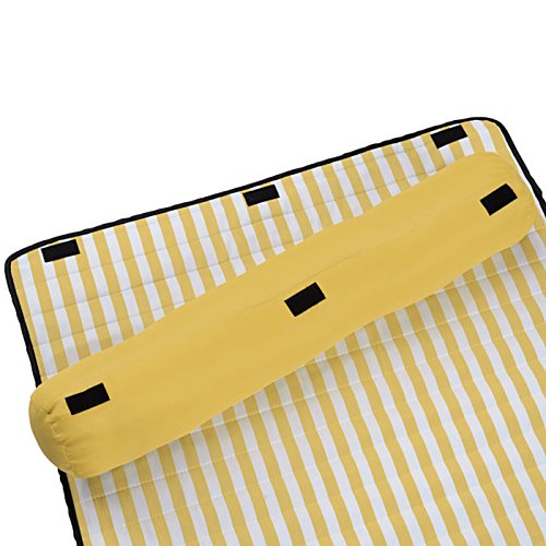 Additional Image 2 - a yellow and white striped mattress