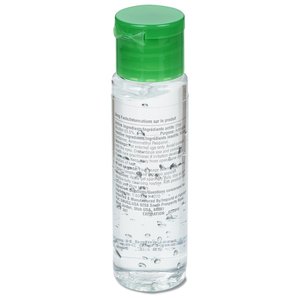 Additional Image 2 - a clear plastic bottle with a green cap