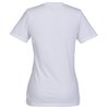 View Image 2 of 2 of Gildan Lightweight T-Shirt - Ladies' - White - Embroidered