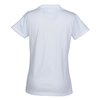View Image 2 of 2 of Anvil Ringspun Lightweight V-Neck Tee - Ladies - White - Embroidered