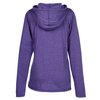 View Image 3 of 3 of Anvil Ringspun Lightweight Hooded T-Shirt - Ladies' - Colours - Embroidered