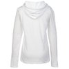 View Image 2 of 2 of Anvil Ringspun Lightweight Hooded T-Shirt - Ladies' - White - Embroidered