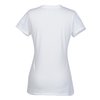 View Image 2 of 2 of Fruit of the Loom Sofspun V-Neck T-Shirt - Ladies' - White - Screen