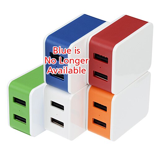 2 Port USB Folding Wall Charger Image 4 of 4