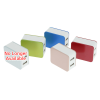 View Image 5 of 5 of 2 Port USB Folding Wall Charger - Metallic