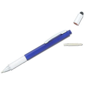 Additional Image 5 - a blue and white pen