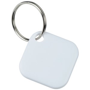 Additional Image 2 - a white square key chain