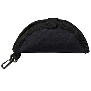 Additional Image 2 - a black pouch with a snap hook