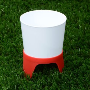 Additional Image 1 - a white and red cup on grass