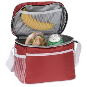 Additional Image 1 - a red lunch bag with food inside
