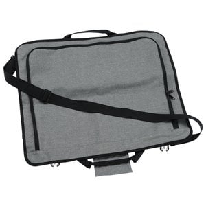 Additional Image 1 - a grey briefcase with a strap