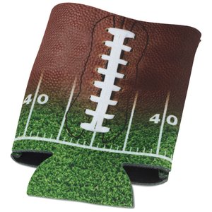 Additional Image 3 - a can cooler with a football design