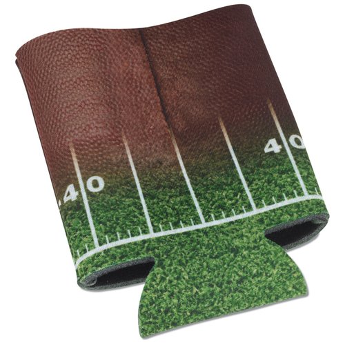 Additional Image 1 - a green and brown can cooler