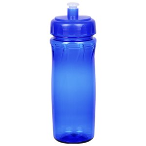 Additional Image 1 - a blue water bottle with a lid