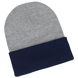 Additional Image 1 - a grey and black beanie