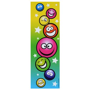Additional Image 1 - a colorful bookmark with cartoon faces