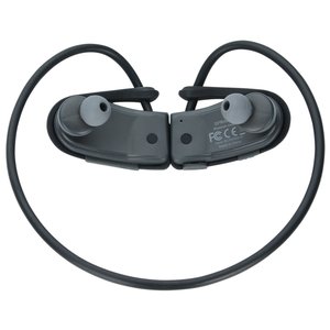 Additional Image 1 - a black earbuds with a wire