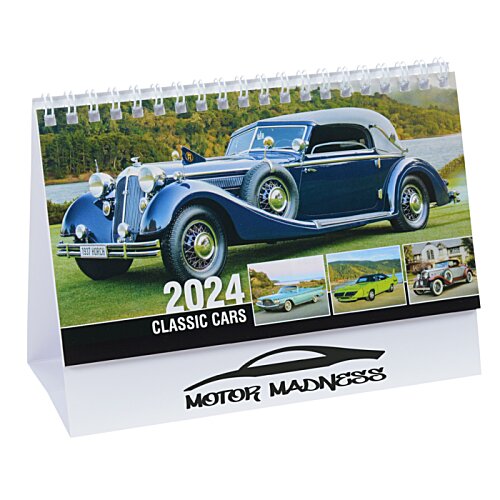 Additional Image 2 - a desk calendar with a picture of a car