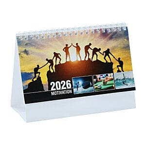 Additional Image 2 - a desk calendar with a picture of chess pieces